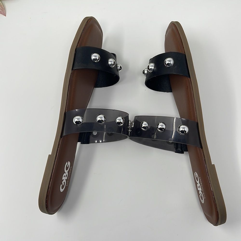 Gbg Los Angeles Women's Ritsa Studded Slide Sandals Size 8.5 M - Picture 8 of 13